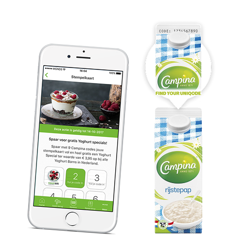 FrieslandCampina Eurosparen app & product detail